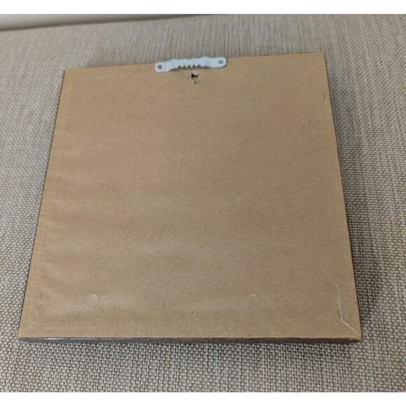 Vintage Handmade Finished Cross Stitch in Frame "Homemade" Kitchen Theme 7" X 7" - Picture 2 of 5